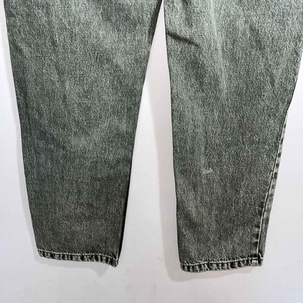 Urban Outfitters BDG Button Up Slim Straight Jeans Women's 30 Stone Washed Olive - Picture 9 of 13